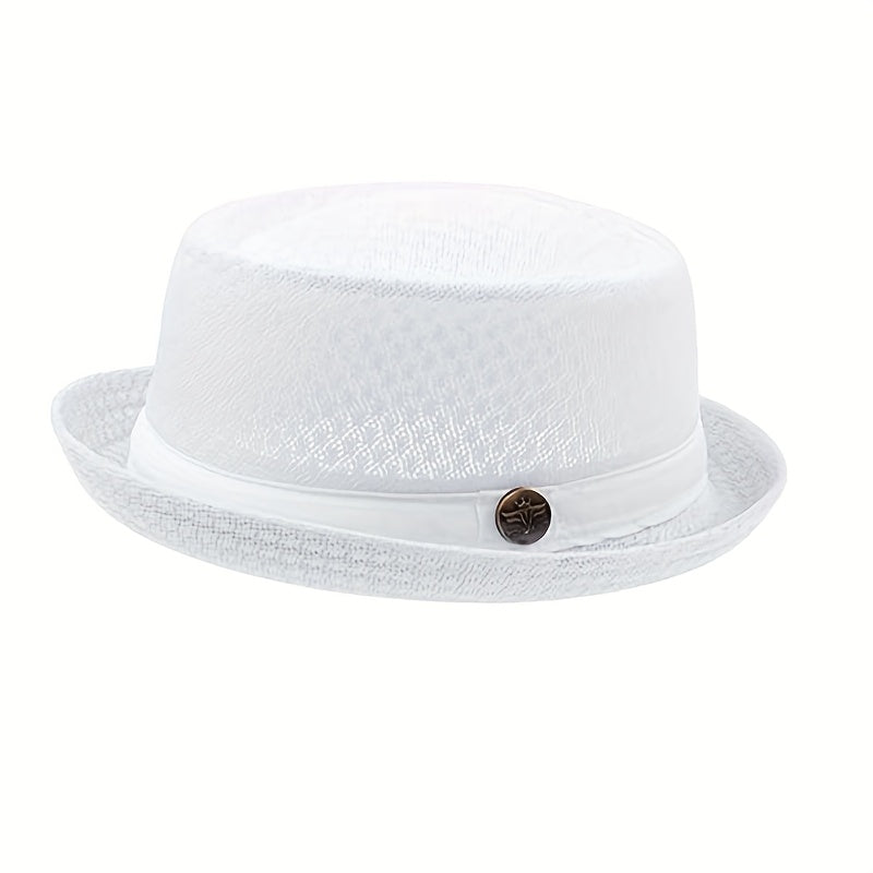 Sun Hat with Breathable Mesh Men Women Lightweight Summer - White option