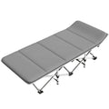 Sun Lounger with Foldable, 300kg, Cotton, 200x65cm Adjustable Folding Camping Bed - 188x66cm option