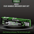 SWANLAKE 6pcs Breaker Bar Set with 6PC Breaker Bar Set - product gallery image 2