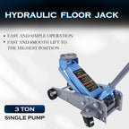 T Professional Hydraulic Jack with Wheels, 460Mm, 465Mm - product gallery image 6