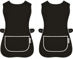 Tabard Apron 2-Pack with Button-Side 2-Pack Solid Check Options - product gallery image 23