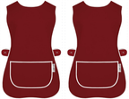 Tabard Apron 2-Pack with Button-Side 2-Pack Solid Check Options - product gallery image 24