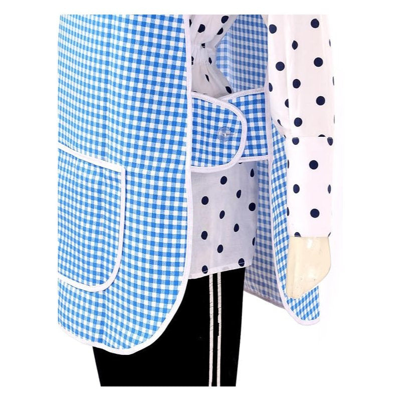 Tabard Apron 2-Pack with Button-Side 2-Pack Solid Check Options - product gallery image 4