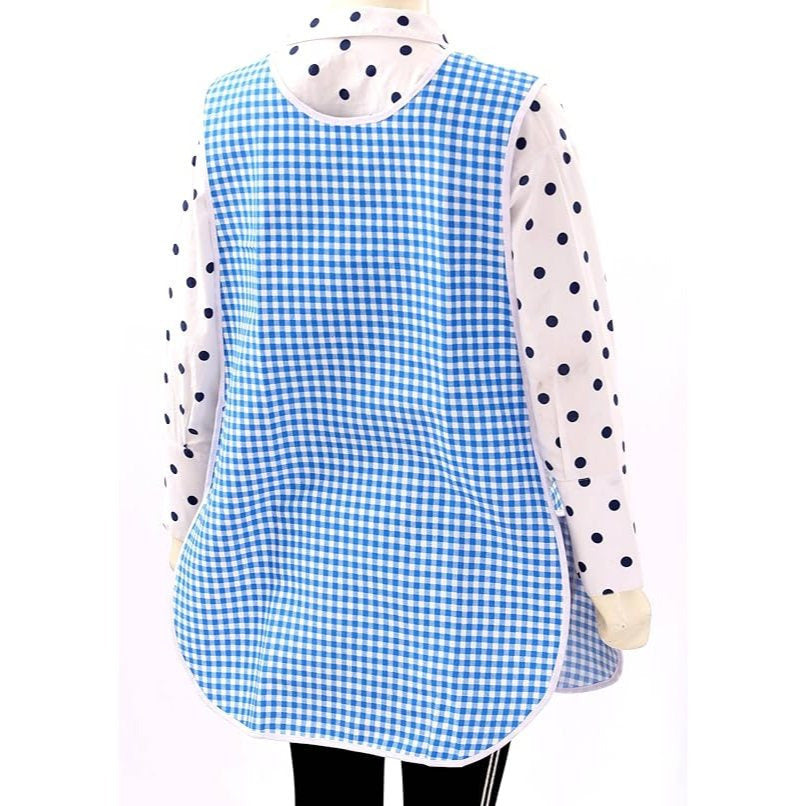 Tabard Apron 2-Pack with Button-Side 2-Pack Solid Check Options - product gallery image 5