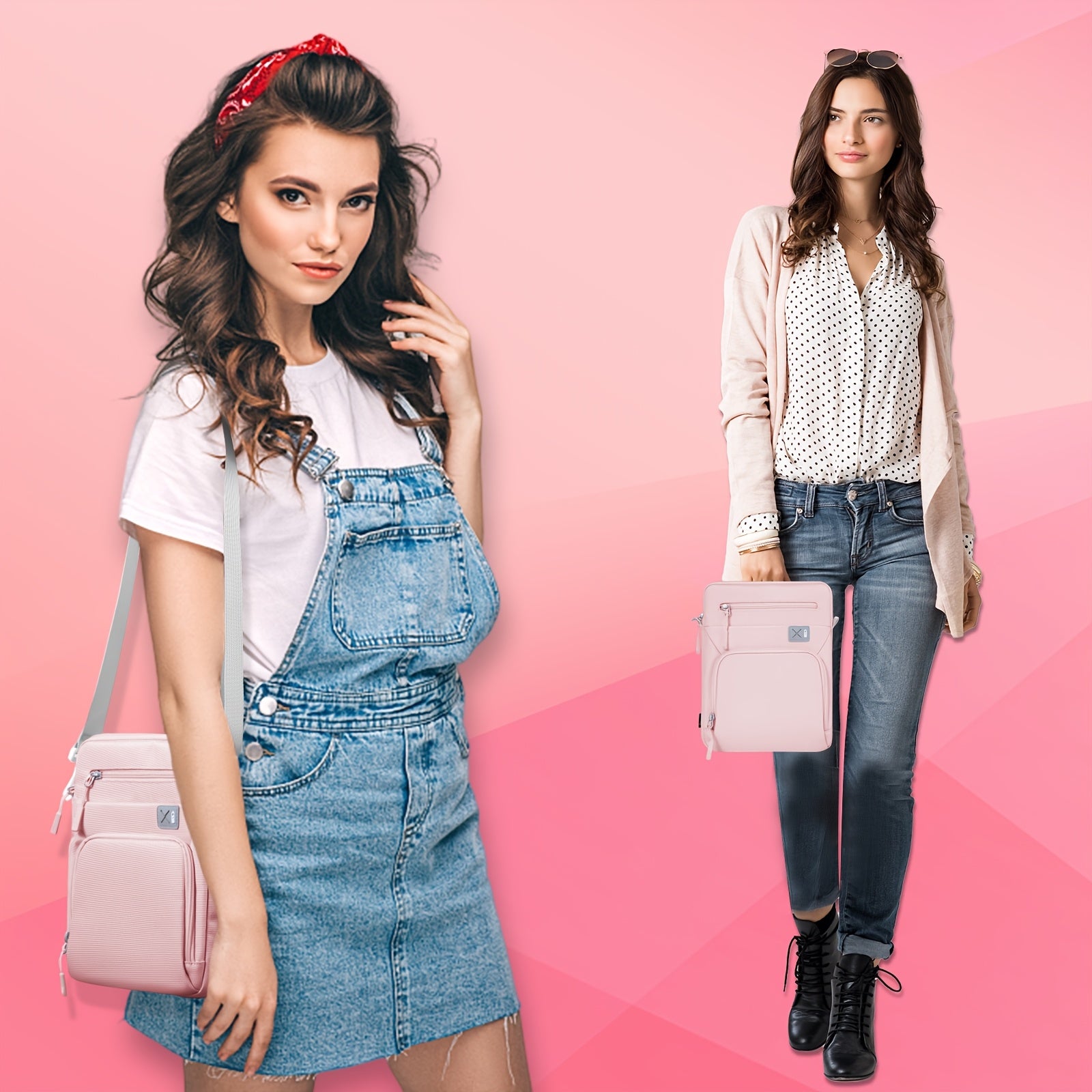 Tablet Bag with 9-11 Inch Sleeve Shoulder Strap Women - product gallery image 2