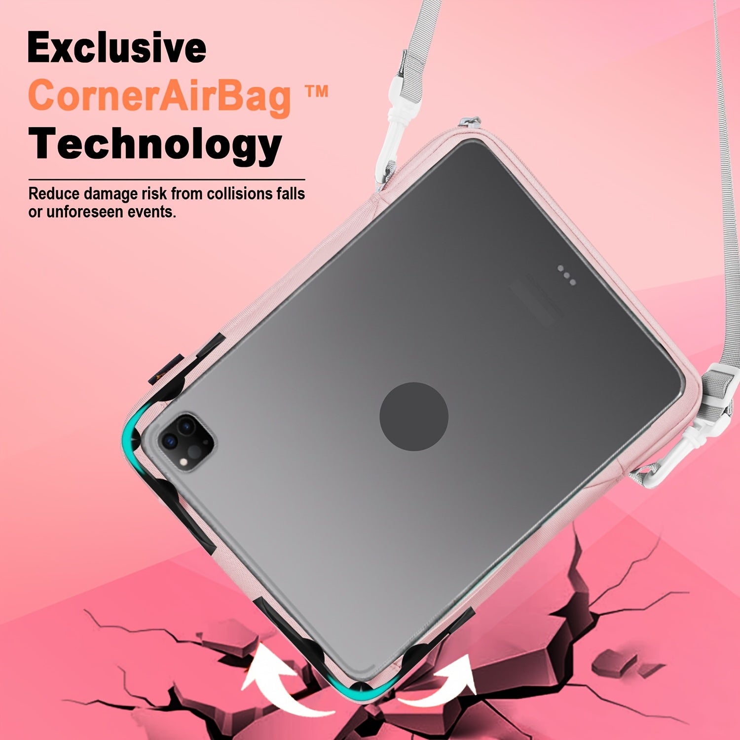 Tablet Bag with 9-11 Inch Sleeve Shoulder Strap Women - product gallery image 3
