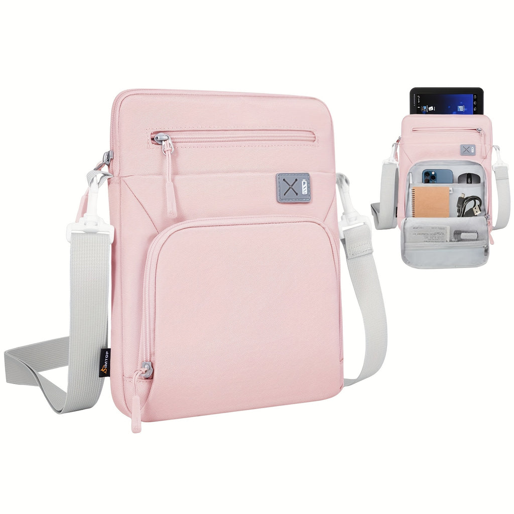 Tablet Bag with 9-11 Inch Sleeve Shoulder Strap Women - pink option