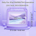 Tablet Case with iPad 9th Generation (25.91 cm), iPad 10.2 7th, 8th 9th Generation