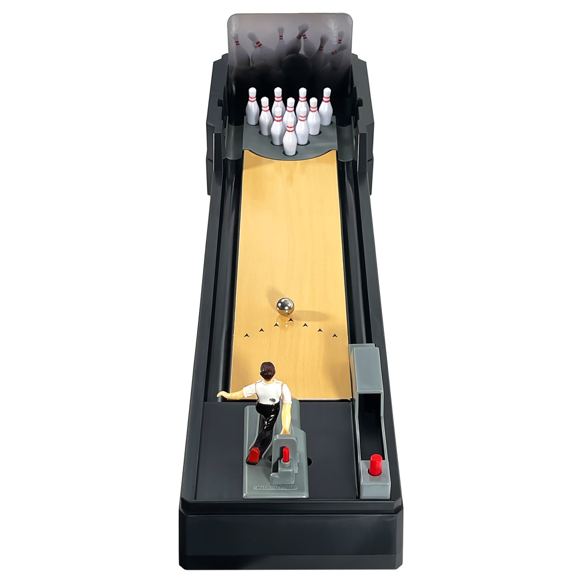 Tabletop Game with Wheels, Bowling Game, Mini Bowling Pins Balls Desktop Bowling - product gallery image 13