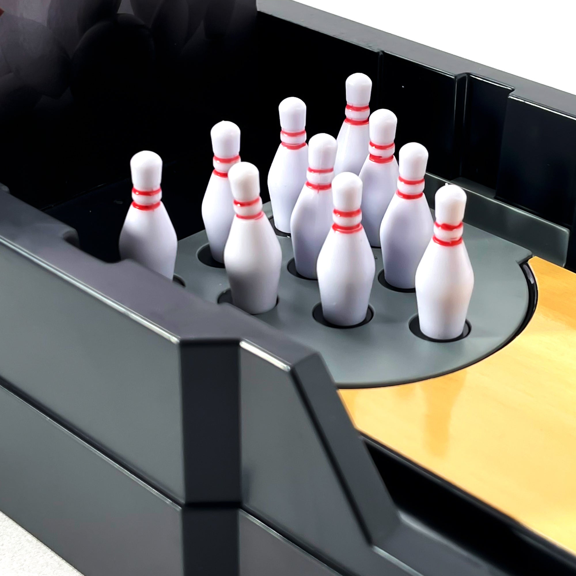 Tabletop Game with Wheels, Bowling Game, Mini Bowling Pins Balls Desktop Bowling - product gallery image 4