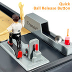 Tabletop Game with Wheels, Bowling Game, Mini Bowling Pins Balls Desktop Bowling - product gallery image 5