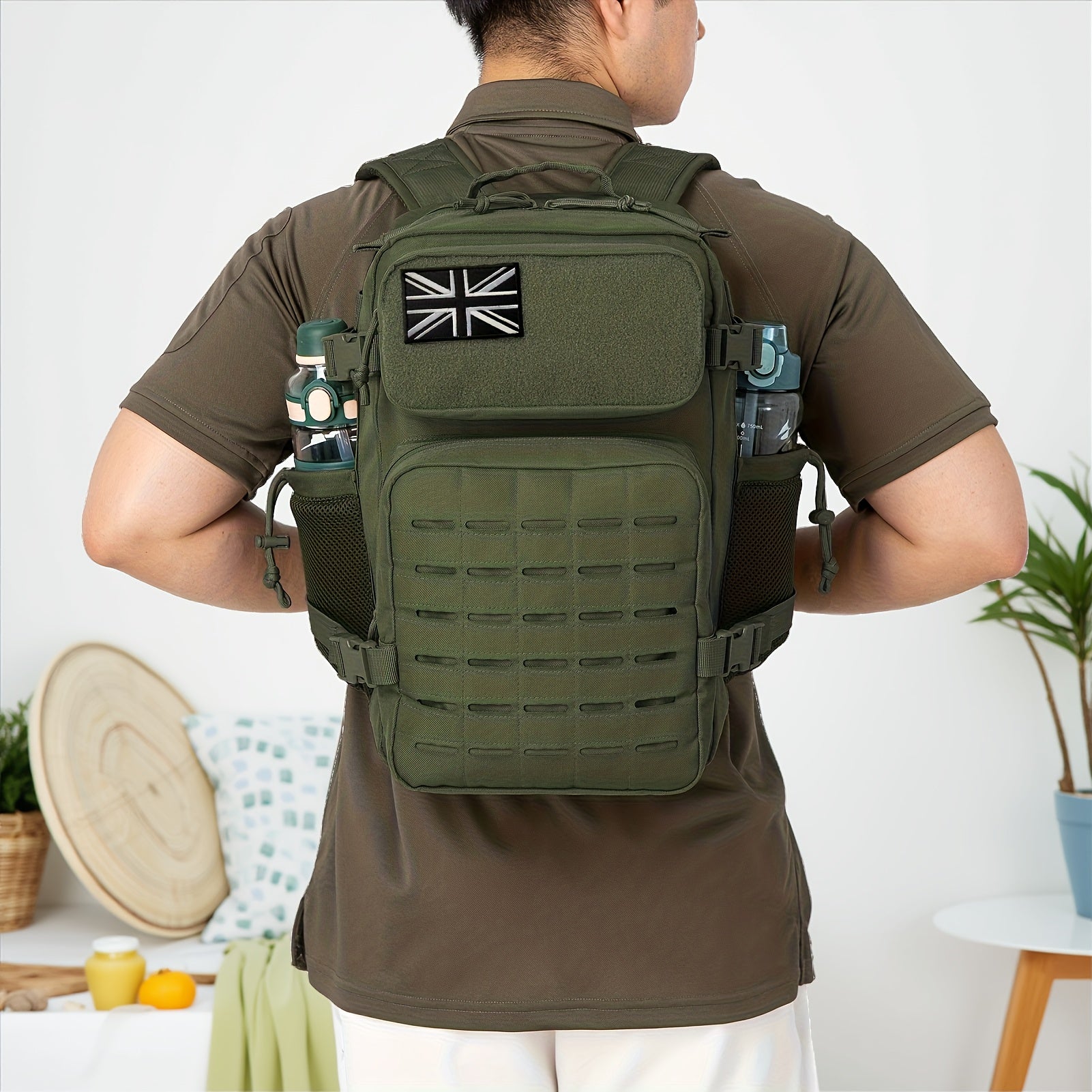 Tactical Backpack with Water-Resistant, Waterproof - Green option