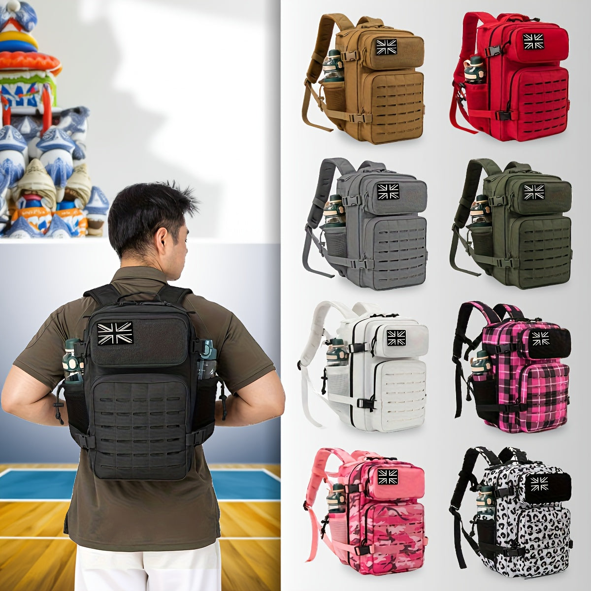 Tactical Backpack with Water-Resistant, Waterproof