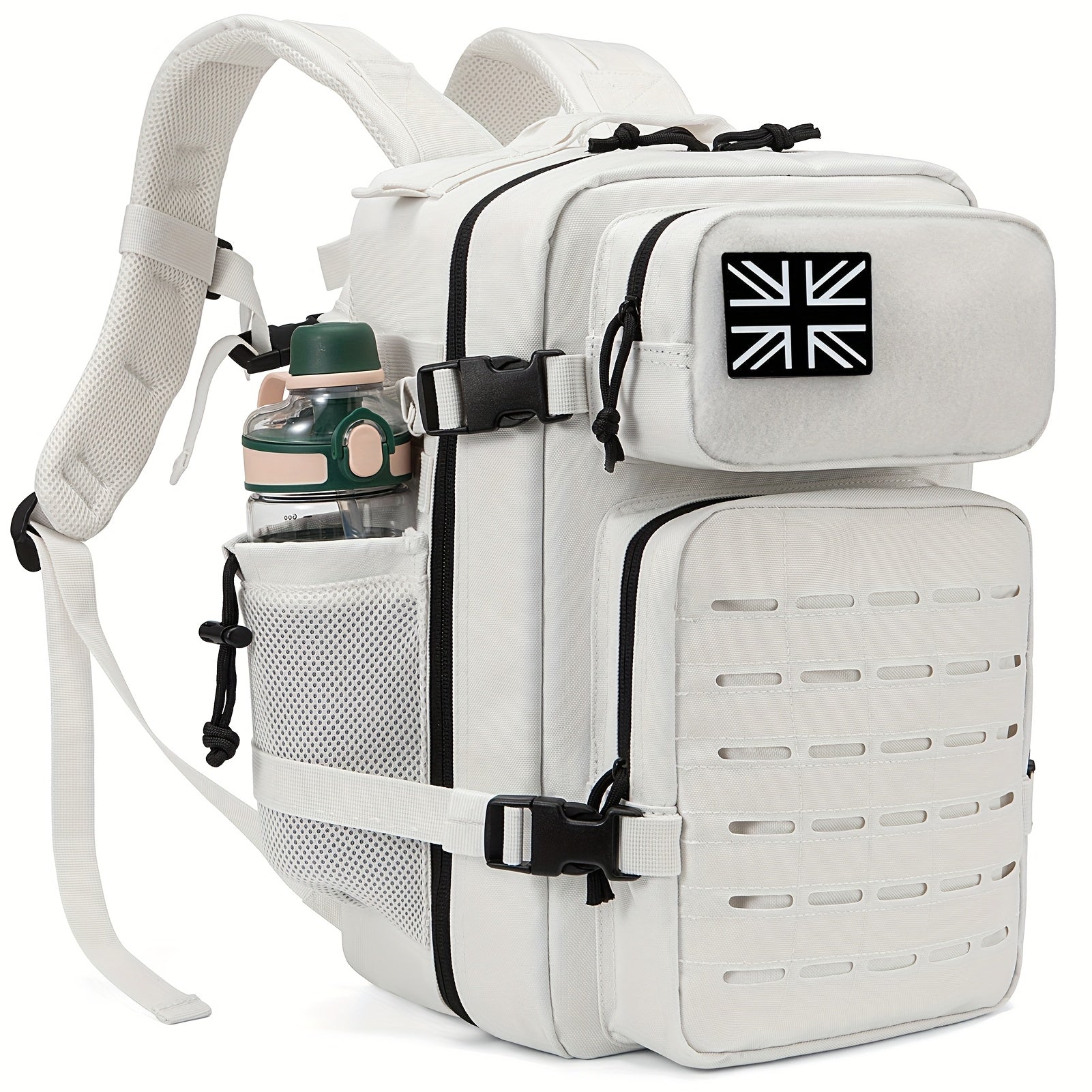 Tactical Backpack with Water-Resistant, Waterproof - White option
