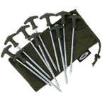 Tent Peg with 20cm, 10 Pack, FO-BIVVYPEGS, T-Handle Bivvy Pegs Carry Bag - product gallery image 6