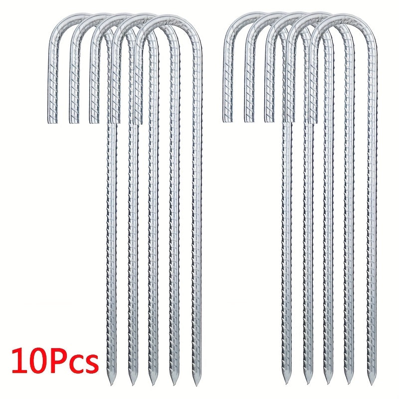 Tent Peg with Pull-Out, 8mm, 30cm, Plastic, 20 Pack, 10pcs - 10pcs option
