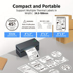 Thermal Label Printer Shipping Inkless Portable PL80EB 4x6 Wireless - product gallery image 4