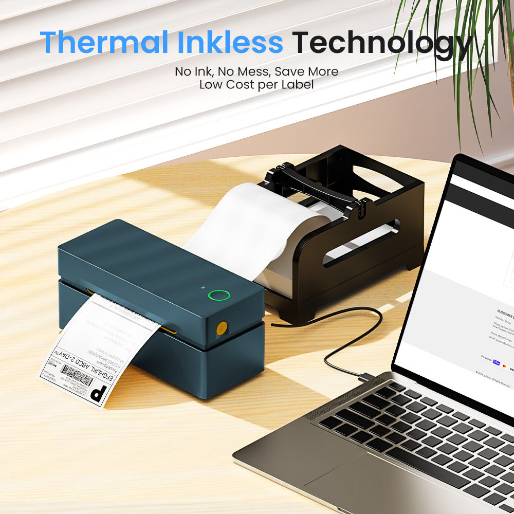 Thermal Label Printer Wireless 4x6 Bluetooth USB High-Speed Shipping - product gallery image 5