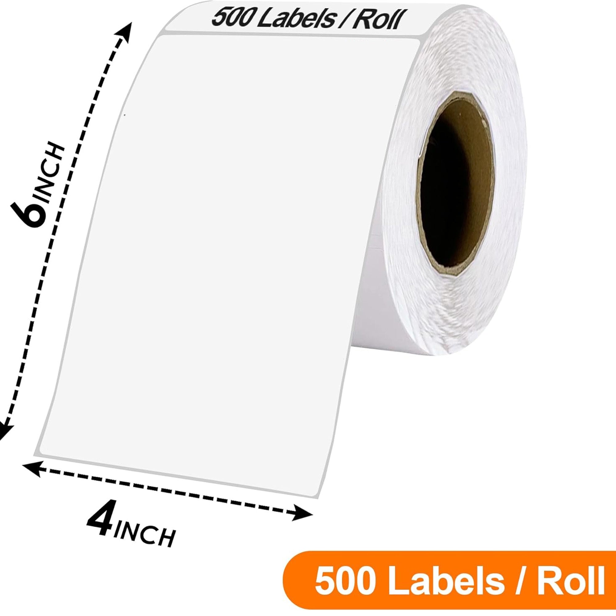 Thermal Label with 500 Roll, 500 Labels, Shipping Labels 4x6 Inch Roll 101x152mm - product gallery image 2