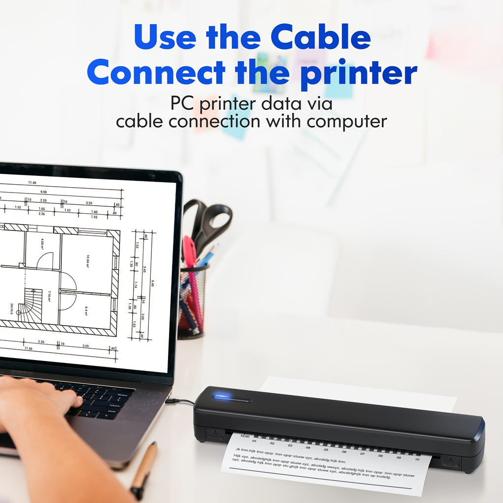 Thermal Printer D810B Portable A4 Options for home and travel devices - product gallery image 5