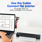 Thermal Printer D810B Portable A4 Options for home and travel devices - product gallery image 5