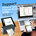 Thermal Sheet Printer PL80E, Compact And Portable, Taking Up No Space, Compatible - product gallery image 4