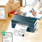 Thermal Sheet Printer PL80E, Compact And Portable, Taking Up No Space, Compatible - Enamel Blue, PL80E Thermal Printer option