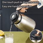 Thermos Jug with Stainless Steel, Stainless steel thermos pot - product gallery image 3
