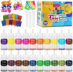 Tie Dye Kit with 120ml, Cotton, Colours Complete Squeeze Bottles, Rubber - product gallery image 8
