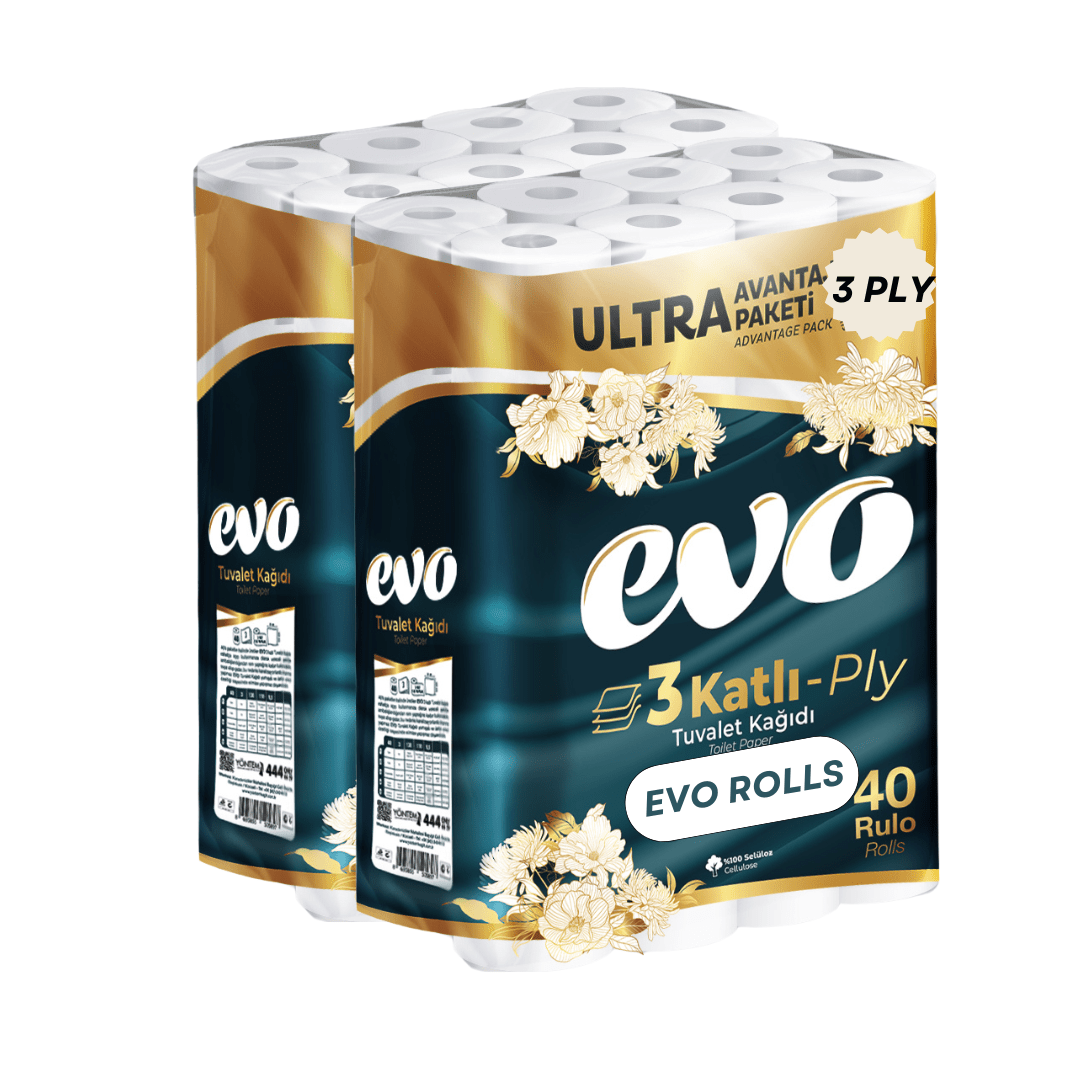 Toilet Roll with 120 Rolls Bulk Buy Rolls 3-Ply EVO - product gallery image 2