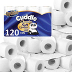 Toilet Roll with 120 Rolls, Panda Quilted Soft 3-Ply 120-Roll Bulk Pack - product gallery image 2