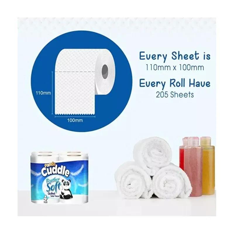 Toilet Roll with 40 Pack, 40 Rolls, Luxury Quilted Rolls Bulk Buy Soft - product gallery image 3