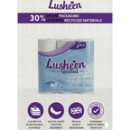 Toilet Roll with 60 Rolls, Lusheen 60 roll White, Rolls Bulk Buy Rolls 3-Ply Lusheen - product gallery image 4