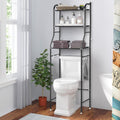 Toilet Roll with Space-Saving, Non-Slip, Freestanding, Metal