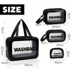 Toiletry Bag with Waterproof, 4pcs, LIVHOME Clear PVC 4pcs Waterproof Transparent - product gallery image 22