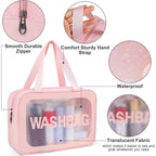 Toiletry Bag with Waterproof, 4pcs, LIVHOME Clear PVC 4pcs Waterproof Transparent - product gallery image 3