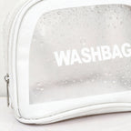Toiletry Bag with Waterproof, 4pcs, Taylor Brown Clear PVC 4pcs Waterproof - product gallery image 11
