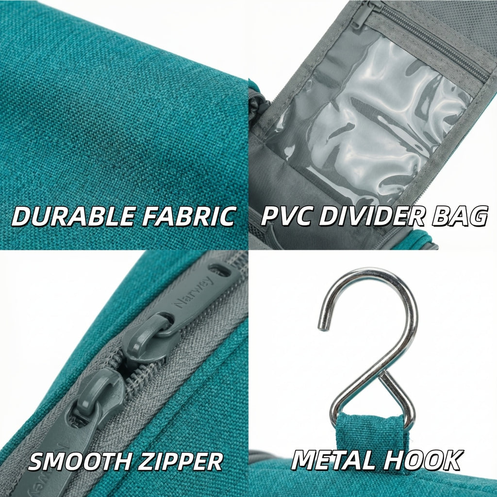 Toiletry Bag with Waterproof, Hanging Women Large Capacity Travel Makeup - product gallery image 4