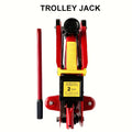 Tonne Hydraulic Trolley Jack Lift Height with 320Mm - Red option