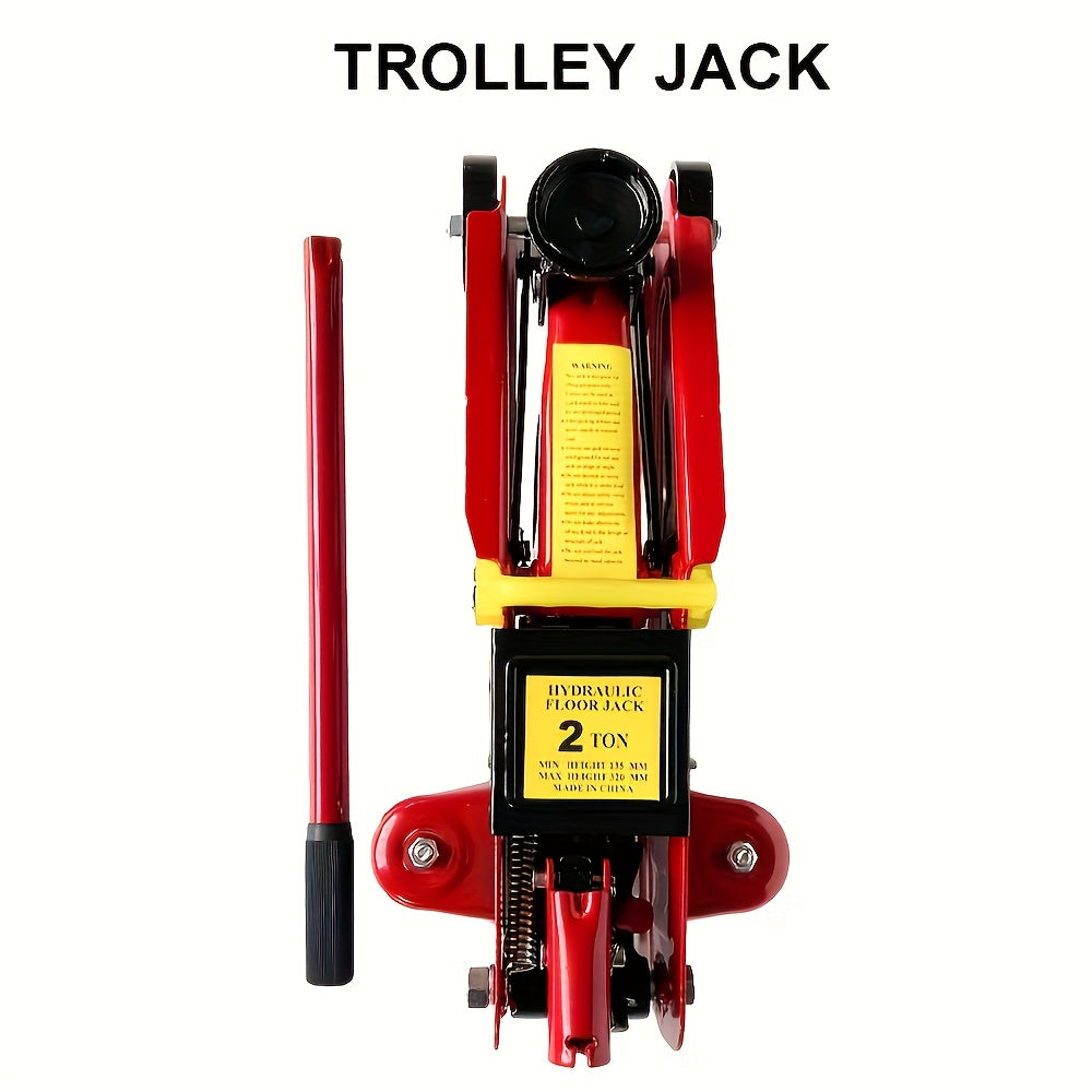 Tonne Hydraulic Trolley Jack Lift Height with 320Mm - Red option