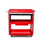 Tool Trolley Cart with Wheels, Lockable, 75kg, Tier Heavy Duty Steel Workshop Garage - product gallery image 7