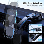 TOPK D46C 360° Rotatable Car Phone Holder with Dashboard Mount Strong Suction Hands-Free - product gallery image 3