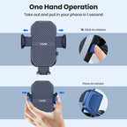 TOPK D46C 360° Rotatable Car Phone Holder with Dashboard Mount Strong Suction Hands-Free - product gallery image 4
