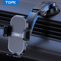 TOPK D46C 360° Rotatable Car Phone Holder with Dashboard Mount Strong Suction Hands-Free