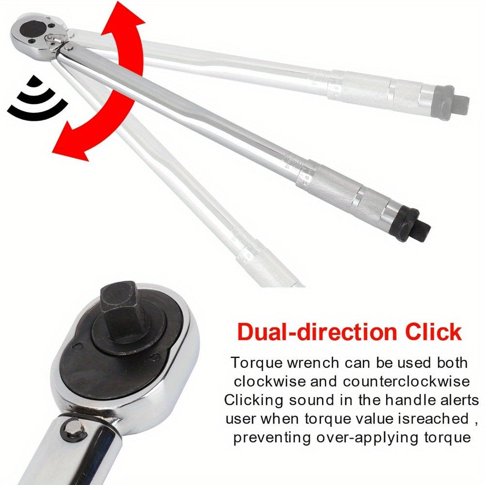 Torque Wrenche with Wheels, 46.5cm, Wrench 1/2" Drive 28–210 Nm Dual-Direction - product gallery image 10