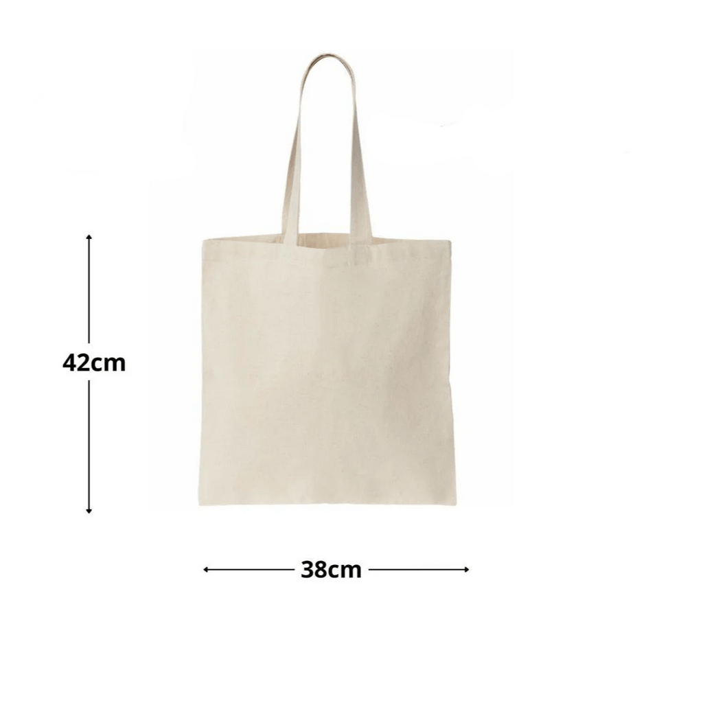 Tote Bag with Machine-Washable, Cotton, 10pcs, Blank Cotton Bags of Natural Reusable - product gallery image 2