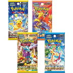 Trading Card Booster Korean Pokémon Bundle Packs Random Selection with 4 Packs