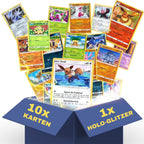 Trading Card Booster Pokémon Cards German Edition Guaranteed Holo with 10 Card