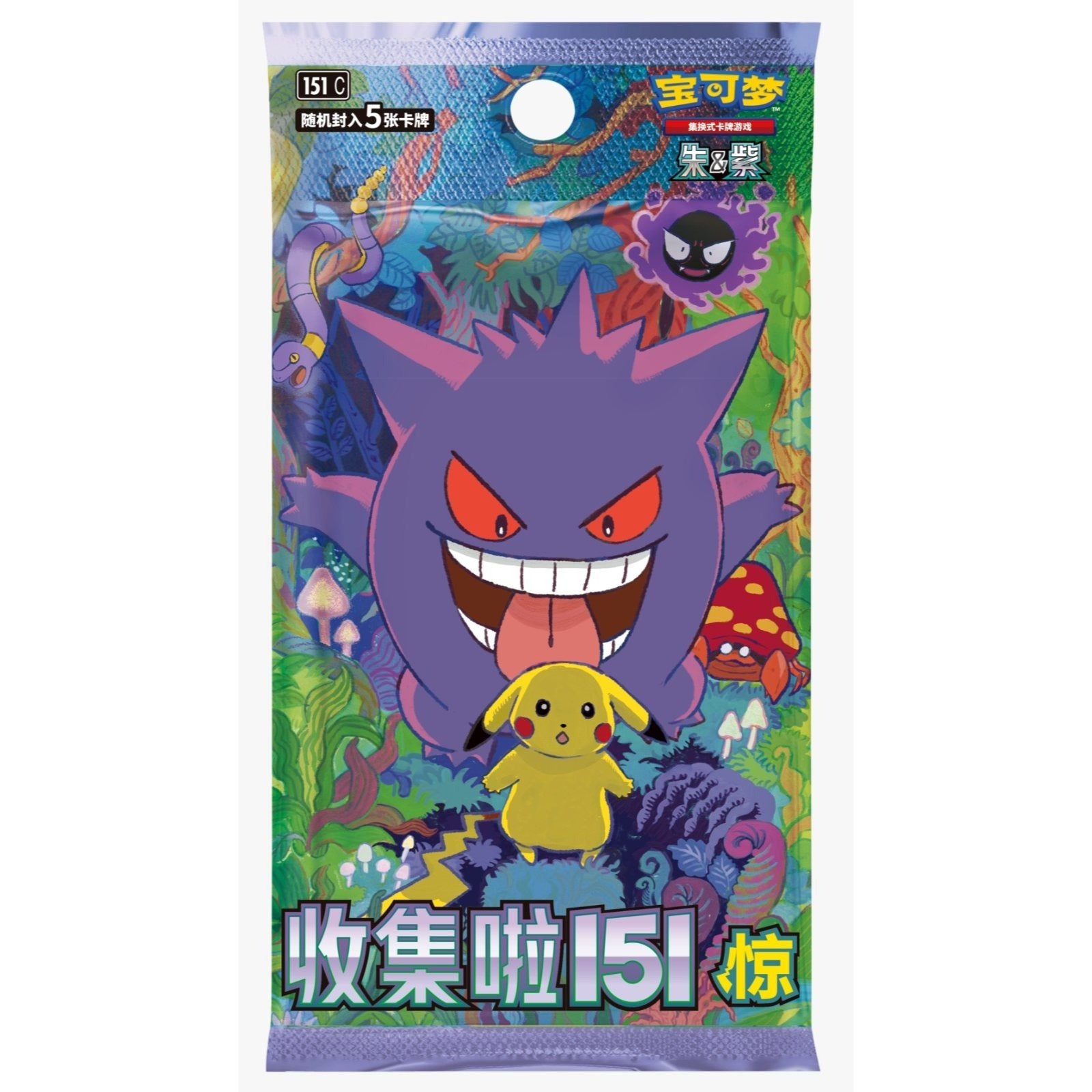 Trading Card Booster Pokémon Surprise Slim Random TCG Cards with Space-Saving