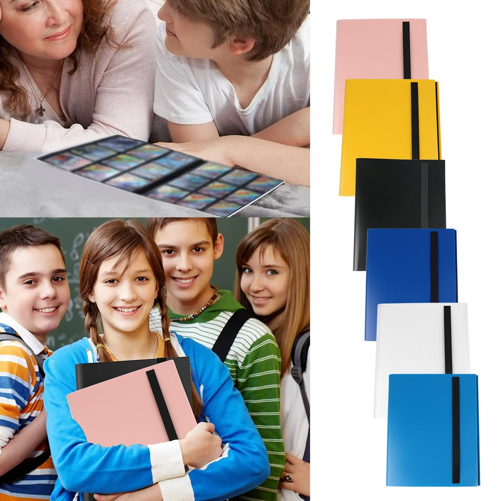 Trading Cards Card Binder Album 9-Pocket Pages PU with Leather, 360 Card